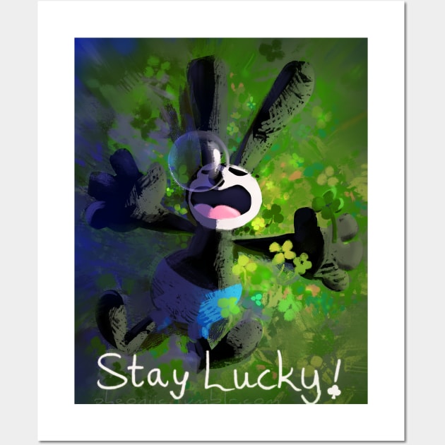 Stay Lucky! Wall Art by Sunny Saturated